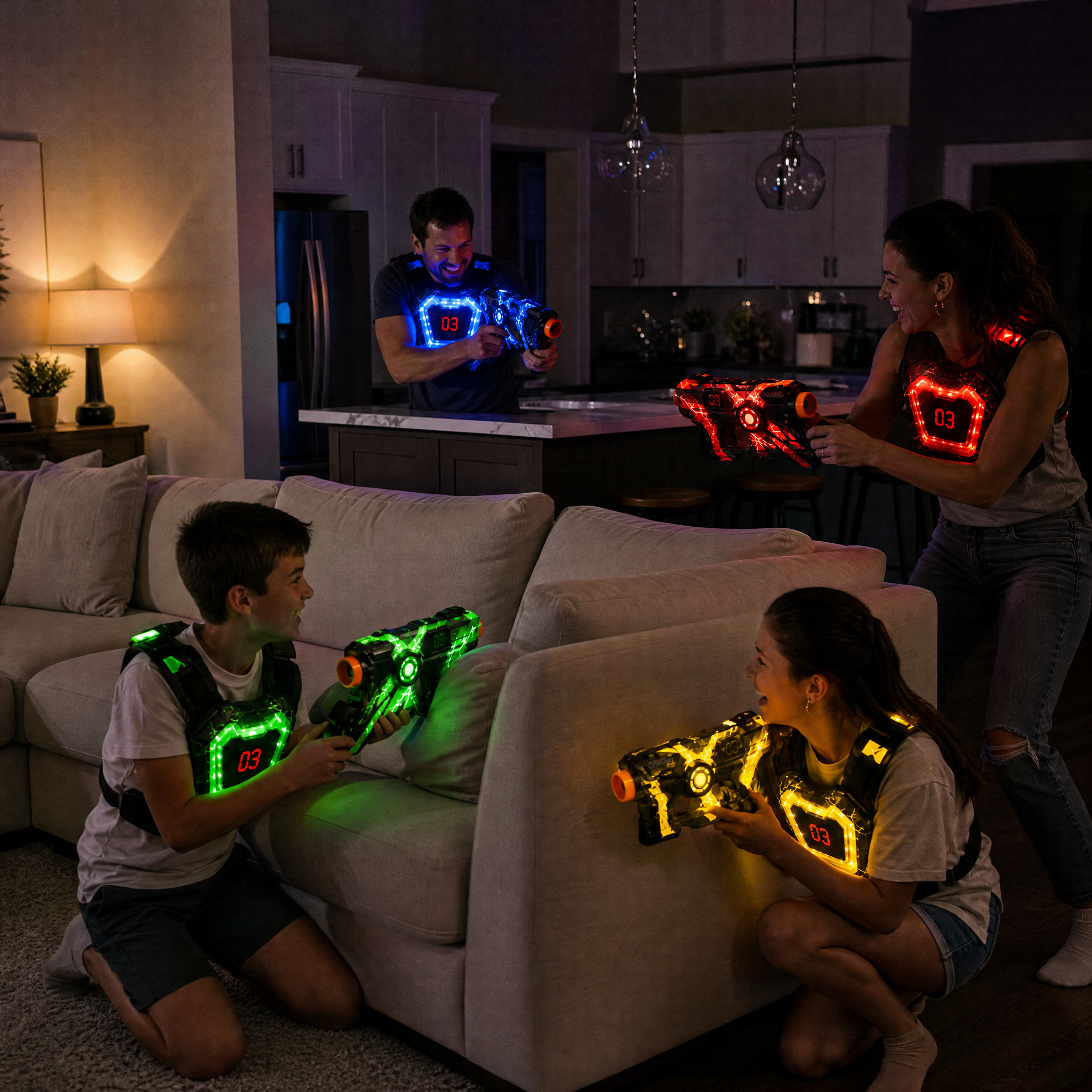 NeonRift™ – Laser Tag Battle Set